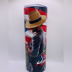 Stylish Red and Blue Tumbler